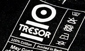 ベルリンの名門テクノレーベルTRESORのオフィシャルTシャツ/レコードバッグ