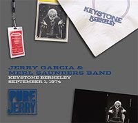 JERRY GARCIA & MERL SAUNDERS BAND / ジェリー・ガルシア&マール・サンダース・バンド / KEYSTONE BERKELEY, SEPTEMBER 1, 1974