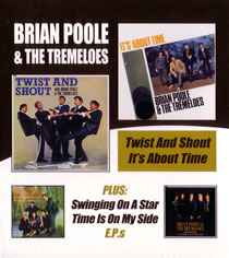 BRIAN POOLE & THE TREMELOES / ブライアン・プール＆ザ・トレメローズ / TWIST & SHOUT/IT'S ABOUT TIME PLUS SWINGING ON A STAR & TIME IS ON MY SIDE EP.S