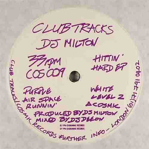 DJ MILTON / DJミルトン / HITTIN' HARD EP