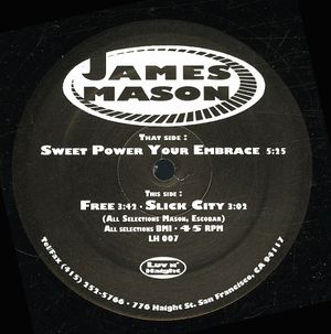 JAMES MASON / ジェームズ・メイソン / SWEET POWER YOUR EMBRACE