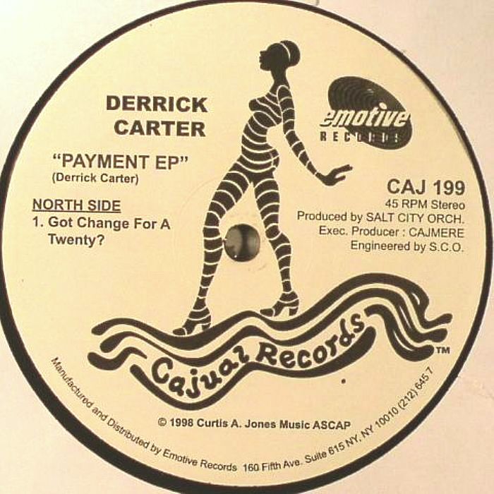 DERRICK CARTER / CAJEMERE / PAYMENT EP