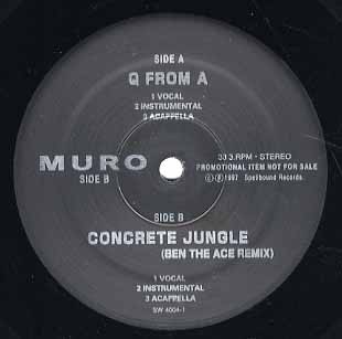 DJ MURO / DJムロ / Q FROM A/CONCRETE JUNGLE (PROMO盤)