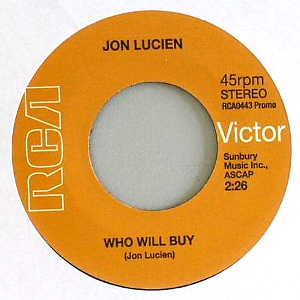 JON LUCIEN / ジョン・ルシアン / LISTEN LOVE + WHO WILL BUY (7")