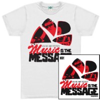 KON & AMIR / コン&アミール / MUSIC IS THE MESSAGE  (Tシャツ付き Lサイズ) カラー:WHITE