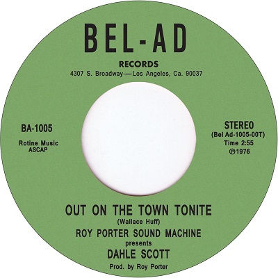 ROY PORTER SOUND MACHINE / ロイ・ポーター・サウンド・マシーン / OUT ON THE TOWN TONITE + GIVEN' ME THE BLUES (7")