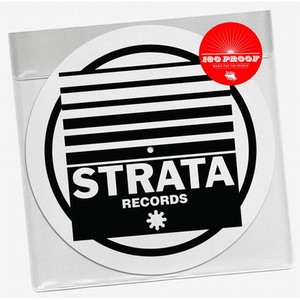 STRATA RECORDS / ストラタ・レコーズ / Strata Records Logo Slip Mats (Pair)