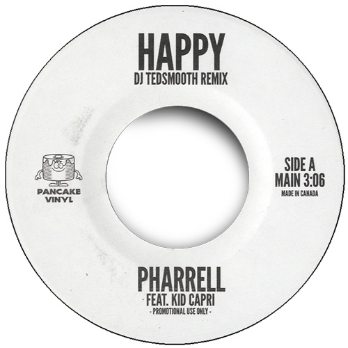 PHARRELL WILLIAMS / ファレル (ファレル・ウィリアムス) / Happy (Ted Smooth Remix) 7"