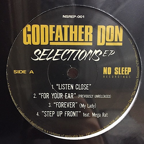 GODFATHER DON / SELECTIONS EP