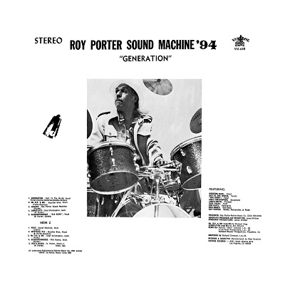 ROY PORTER SOUND MACHINE / ロイ・ポーター・サウンド・マシーン / ジェネレイション (紙ジャケ) 