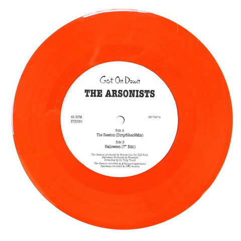 ARSONISTS / “The Session” b/w “Halloween” Limited Edition Orange 7” Vinyl