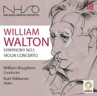WILLIAM BOUGHTON / ウィリアム・ボートン / WALTO:SYMPHONY NO.1 / VIOLIN CONCERTO (CD-R)