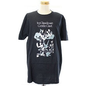 GENTLE GIANT / ジェントル・ジャイアント / IN A GLASS HOUSE: T-SHIRT: L