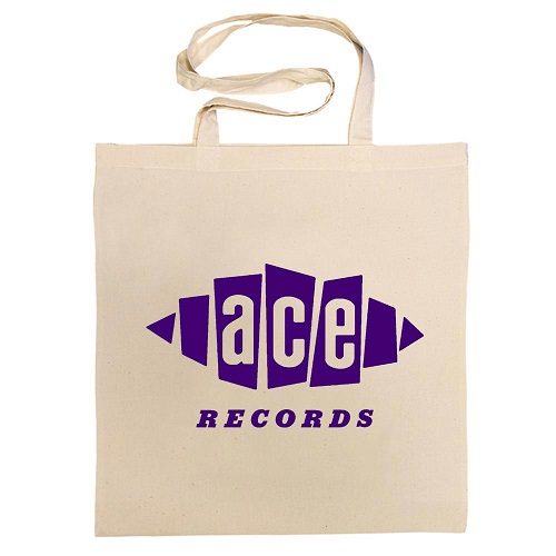 ACE RECORDS TOTE BAG / ACE RECORDS COTTON BAG (PURPLE)
