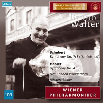 BRUNO WALTER / ブルーノ・ワルター / SCHUBERT: SYMPHONY NO.8 "UNFINISHED" / MAHLER: LIEDER, SYMPHONY NO.4 ('60.5.29 LIVE)