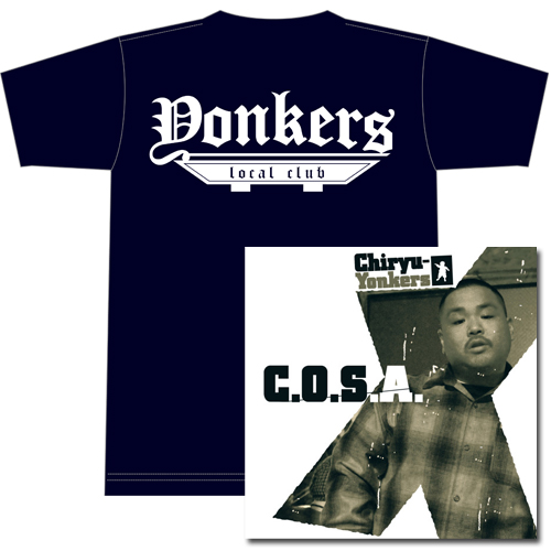 C.O.S.A. / Chiryu-Yonkers ★ディスクユニオン限定T-SHIRTS付セットSサイズ