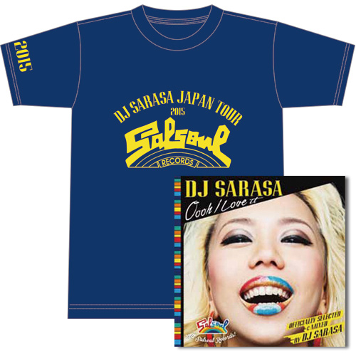 DJ SARASA / OOOH I LOVE IT (OFFICIALLY SELECTED & MIXED BY DJ SARASA)★ディスクユニオン限定T-SHIRTS付セットLサイズ