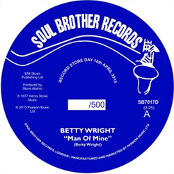 BETTY WRIGHT / ベティ・ライト / MAN OF MINE / SMOTHER ME WITH YOUR LOVE (7")