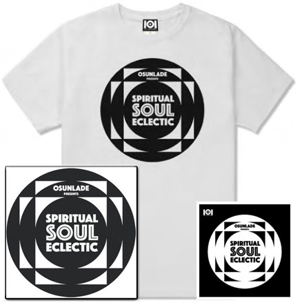 OSUNLADE / オスンラデ / SPIRITUAL SOUL ECLECTIC MIX CD & T-SHIRT  WHITE(L) & 7-INCH