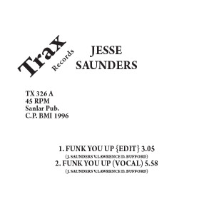 JESSE SAUNDERS / ジェシー・サンダース / FUNK U UP(RE-ISSUE)