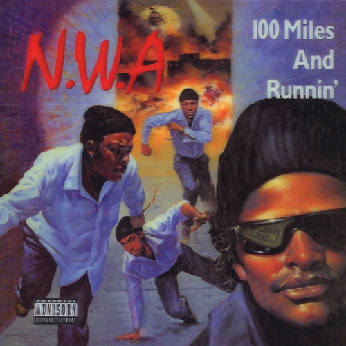 N.W.A. / 100 MILES & RUNNIN  "LP"  "3D JACKET"