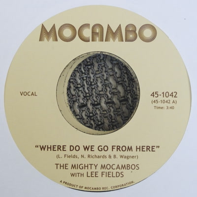 MIGHTY MOCAMBOS / マイティ・モカンボス / WHERE DO WE GO FROM HERE / B-BOY SUITE IN B-FLAT MINOR (7")