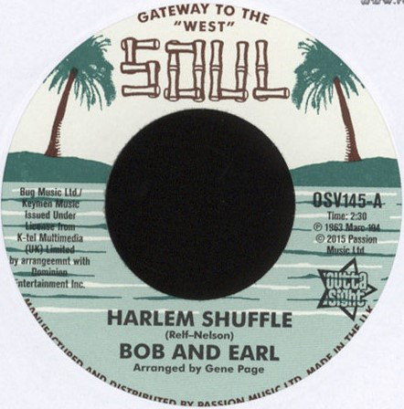BOB AND EARL / MEL AND TIM / HARLEM SHUFFLE / BACKFIELD IN MOTION (7")