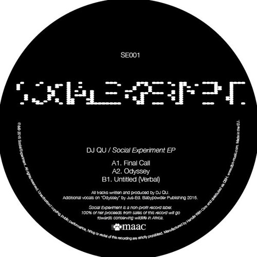 DJ QU / SOCIAL EXPERIMENT EP