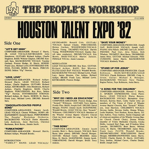 PEOPLE'S WORKSHOP / ピープルズ・ワークショップ / HOUSTON TALENT EXPO '82 (180G LP)