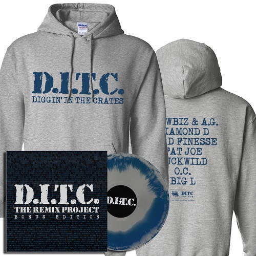 D.I.T.C. / D.I.T.C. HOODY + 10" (GREY-XL)