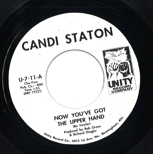 CANDI STATON / キャンディ・ステイトン / NOW YOU'VE GOT THE UPPER HAND (7")