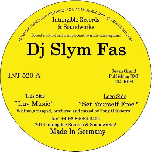 DJ SLYM FAS / LUV MUSIC(REISSUE)