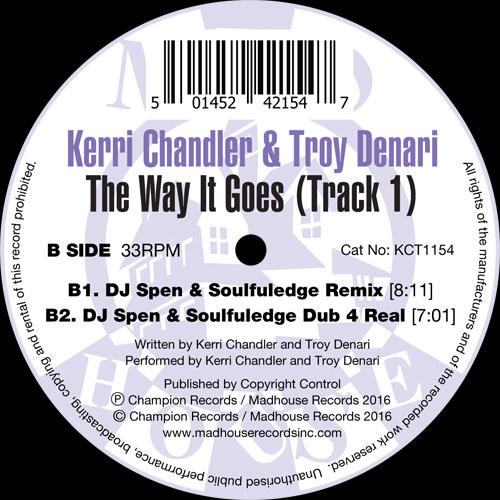 KERRI CHANDLER & TROY DENARI / WAY IT GOES (TRACK 1)