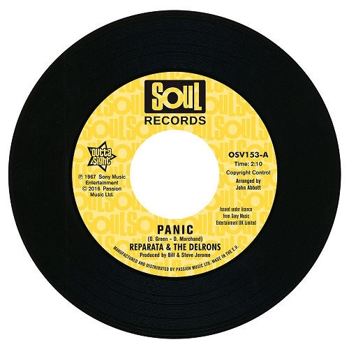 REPARATA AND THE DELRONS / レパラタ・アンド・ザ・デルロンズ / PANIC / CAPTAIN OF YOUR SHIP (7")