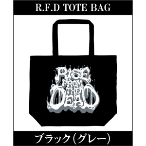 RISE FROM THE DEAD / TOTE BAG BLACK×GRAY