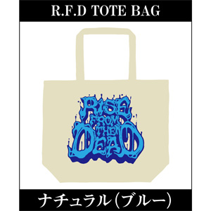 RISE FROM THE DEAD / TOTE BAG NATURAL×BLUE
