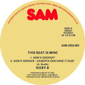 VICKY D / THIS BEAT IS MINE - KON'S GROOVE