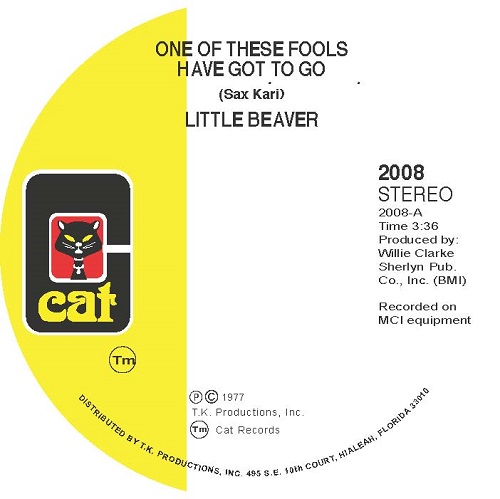 LITTLE BEAVER / リトル・ビーヴァー / ONE OF THESE FOOLS HAS GOT TO GO / CONCRETE JUNGLE (7")