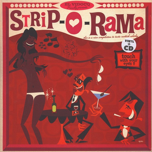 V.A. (JUKEBOX MUSIC FACTORY) / オムニバス / STRIP-O-RAMA (LP+CD)