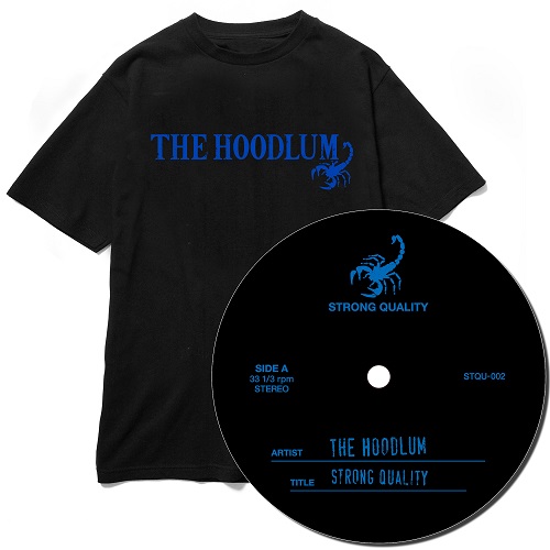 THE HOODLUM / THE HOODLUM (DJ GQ&MC REIDAM) / STRONG QUALITY 12"★ユニオン限定T-SHIRTS付セット“ブラック”Sサイズ 
