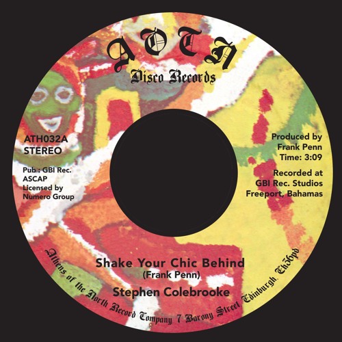 STEPHEN COLEBROOKE / SHAKE YOUR CHIC BEHIND / STAY AWAY FROM MUSIC (7")