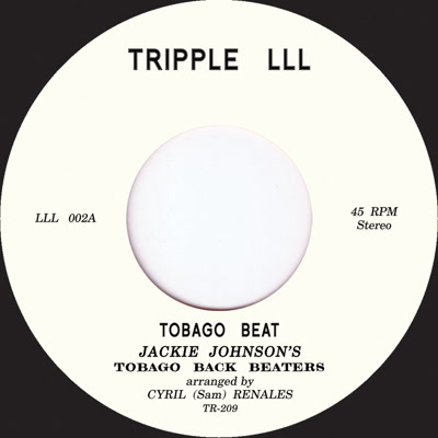 JACKIE JOHNSON'S TOBAGO BACK BEATERS / TOBAGO BEAT / TIGER IS COMING (7")