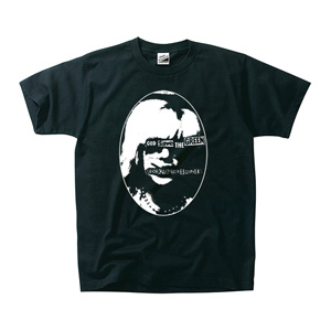 ROCKY & THE SWEDEN / GOD SAVE THE GREEN T-SHIRT BLACK (Mサイズ)