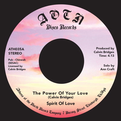 SPIRIT OF LOVE / POWER OF YOUR LOVE / HE'S ALRIGHT (7")