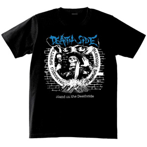 DEATH SIDE / STAND ON THE DEATH SIDE T-SHIRTS WHITE x BLUE(Sサイズ)