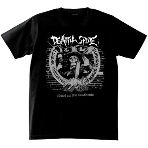 DEATH SIDE / STAND ON THE DEATH SIDE T-SHIRTS GRAY x WHITE(Mサイズ)