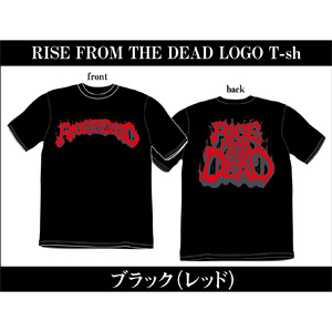 RISE FROM THE DEAD / RISE FROM THE DEAD T-SHIRT BLACK x RED (Sサイズ)