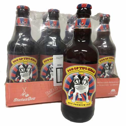 STATUS QUO / ステイタス・クオー / Dog of Two Head Beer 12 PACK / ドッグ・オブ・トゥー・ヘッド・ビール 12 パック 1本あたり約594円(税込)