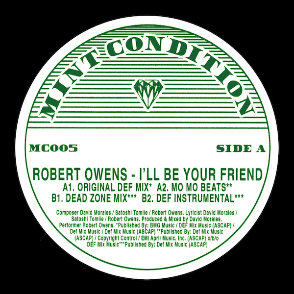 ROBERT OWENS / ロバート・オーウェンス / I'LL BE YOUR FRIEND