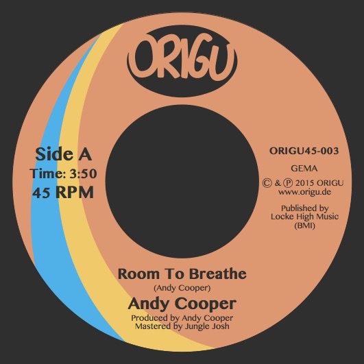 ANDY COOPER (UGLY DUCKLING) / ROOM TO BREATHE B/W UNLIKELY ASSASSIN 7"